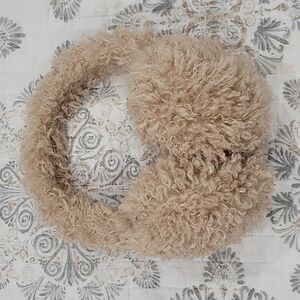 Cream color winter ear muffs